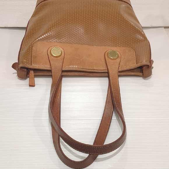 Dooney & Bourke Vintage Tan Leather Bag - Picture 3 of 12